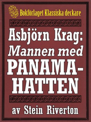 cover image of Asbjörn Krag: Mannen med panamahatten